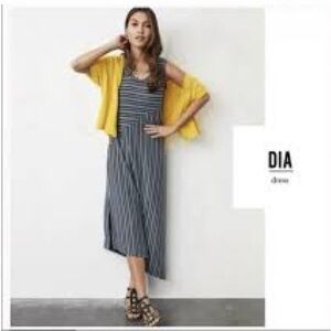 CAbi Striped Maxi Dress